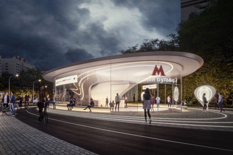 Zaha Hadid Architects to Construct Metro Station in Moscow