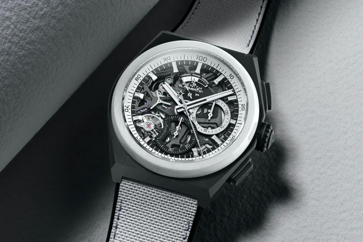 zenith defy el primero 21 chronograph black and white edition watches accessories 