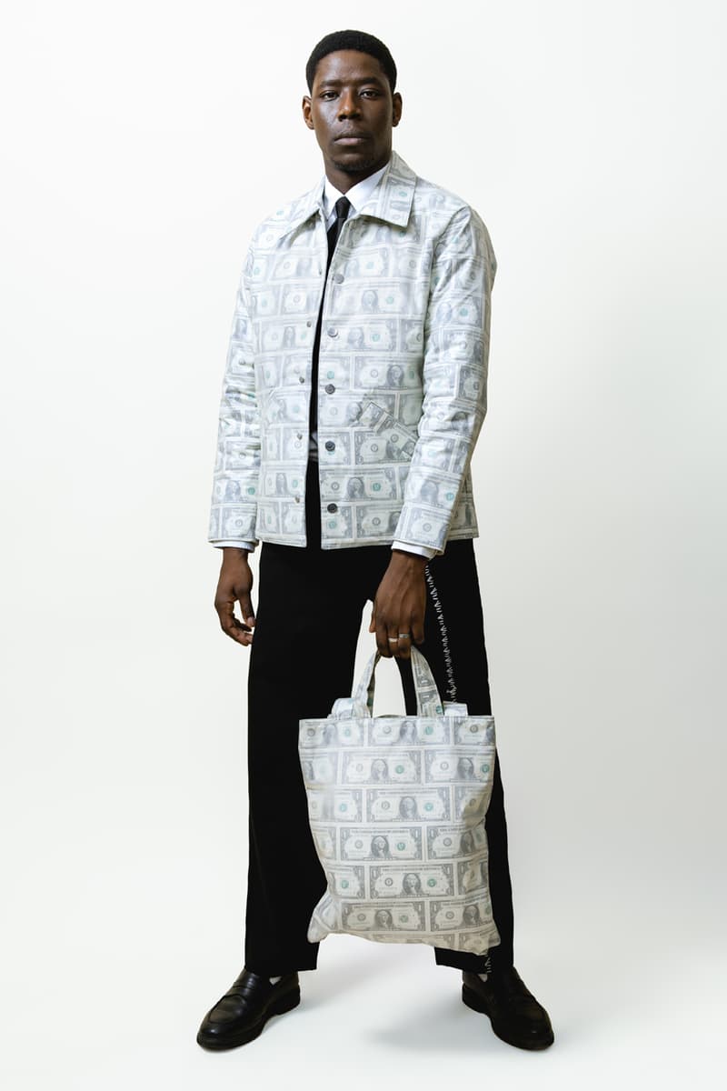 3.PARADIS Solo Dollars Coach Jacket Shavon Dollars Tote Bag Custom Hand Made Workwear Outerwear Luxury Limited Edition American Brand