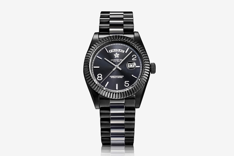8FIVE2 Releases Triple Black Version of "ALL DAY" Watch accessories day-date rolex watches IP plating quartz miyota 
