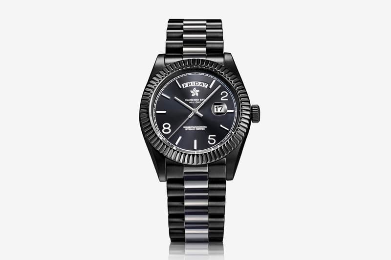 8FIVE2 Releases Triple Black Version of "ALL DAY" Watch accessories day-date rolex watches IP plating quartz miyota 
