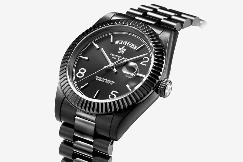 8FIVE2 Releases Triple Black Version of "ALL DAY" Watch accessories day-date rolex watches IP plating quartz miyota 