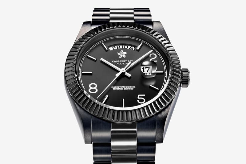 8FIVE2 Releases Triple Black Version of "ALL DAY" Watch accessories day-date rolex watches IP plating quartz miyota