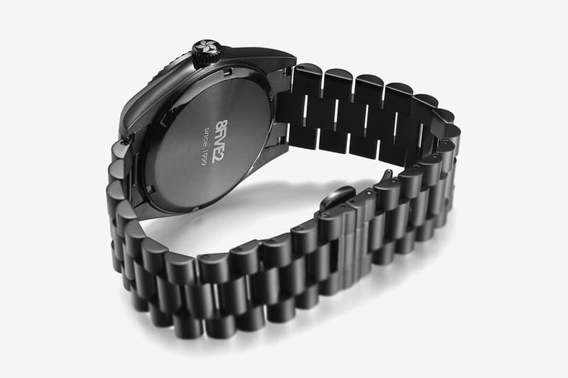 8FIVE2 Releases Triple Black Version of "ALL DAY" Watch accessories day-date rolex watches IP plating quartz miyota 