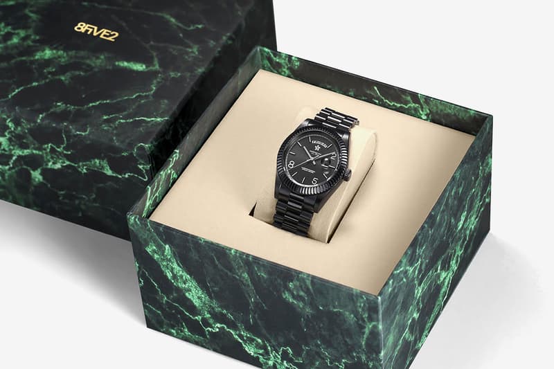 8FIVE2 Releases Triple Black Version of "ALL DAY" Watch accessories day-date rolex watches IP plating quartz miyota 