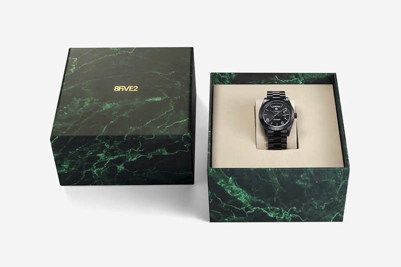 8FIVE2 Releases Triple Black Version of "ALL DAY" Watch accessories day-date rolex watches IP plating quartz miyota 