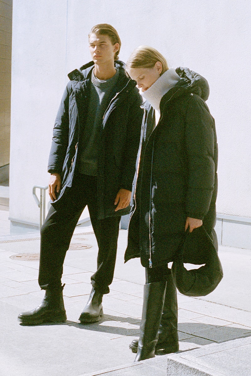 ARKET Upcycled Down Collection fall winter 2020 outerwear coats Swedish Scandinavian jackets