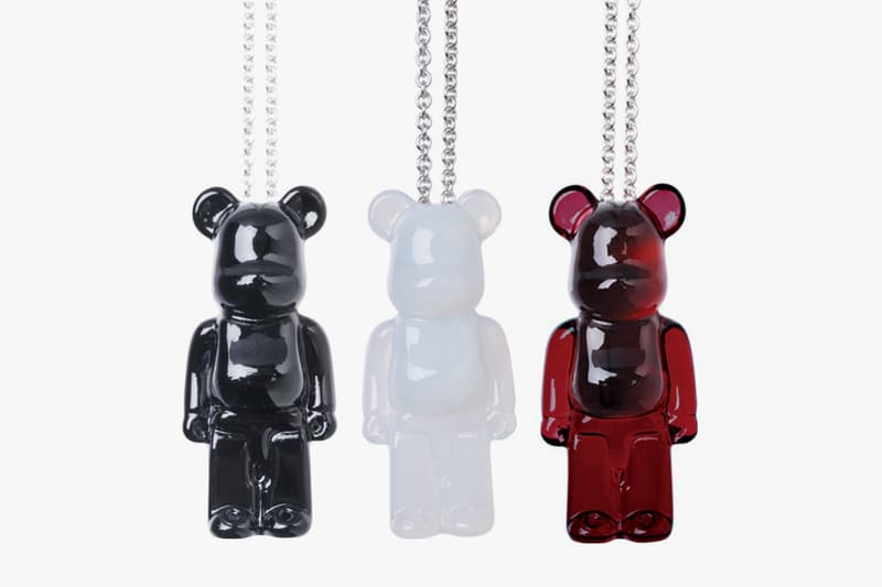 Baccarat x Medicom Toy Crystal BE@RBRICK Jewelry brooch pin necklace bijoux glass collaboration collection red white black earring