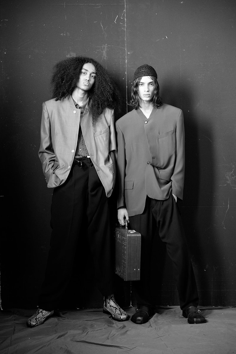Luca Magliano Fall Winter 2020 FW20 "Mediterranean Goth" Collection Lookbook LGBTQ+ Underground Scene Milano Men’s Fashion Week Vogue Who’s on Next