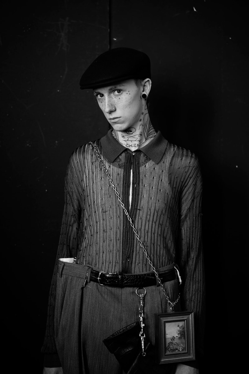 Luca Magliano Fall Winter 2020 FW20 "Mediterranean Goth" Collection Lookbook LGBTQ+ Underground Scene Milano Men’s Fashion Week Vogue Who’s on Next