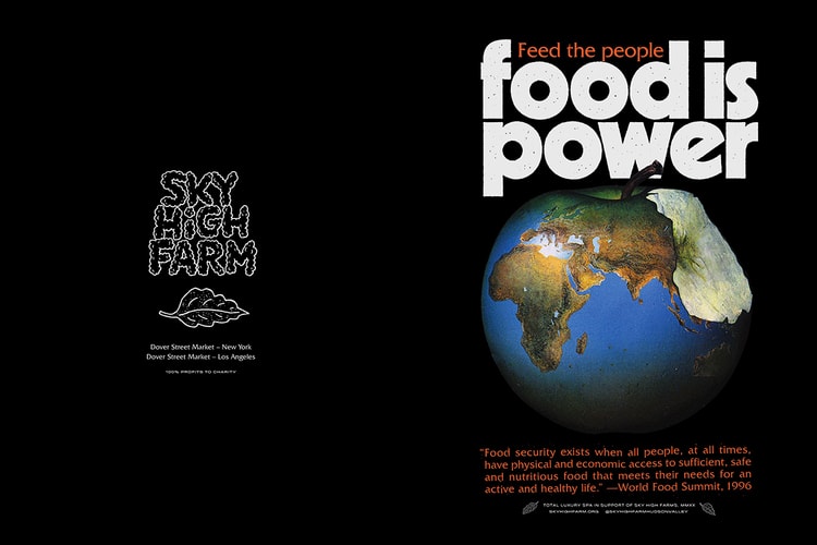 Dover Street Market and Sky High Farm Tap 12 Brands to Join the Fight Against Food Insecurity
