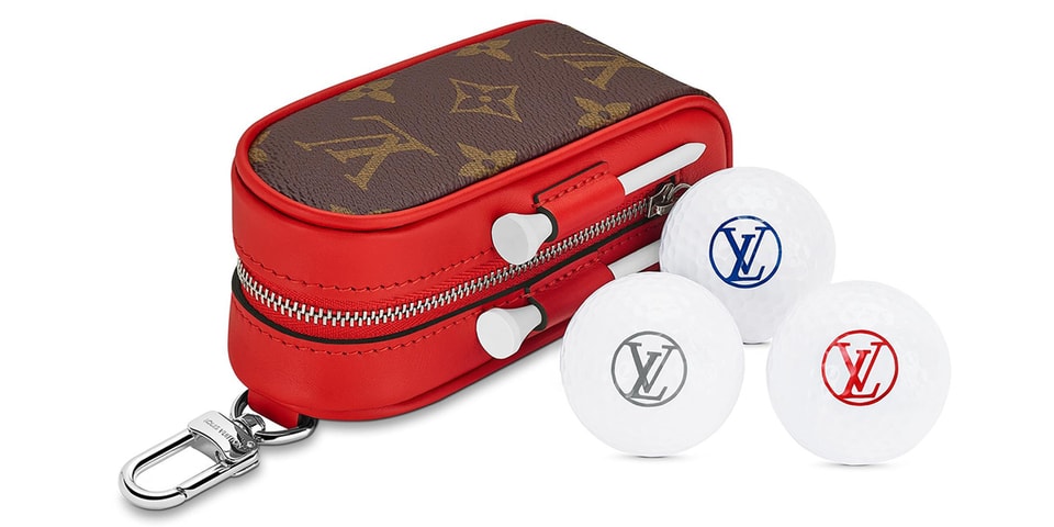At Auction: Louis Vuitton, Paris, Leather Case with Andrews Golf