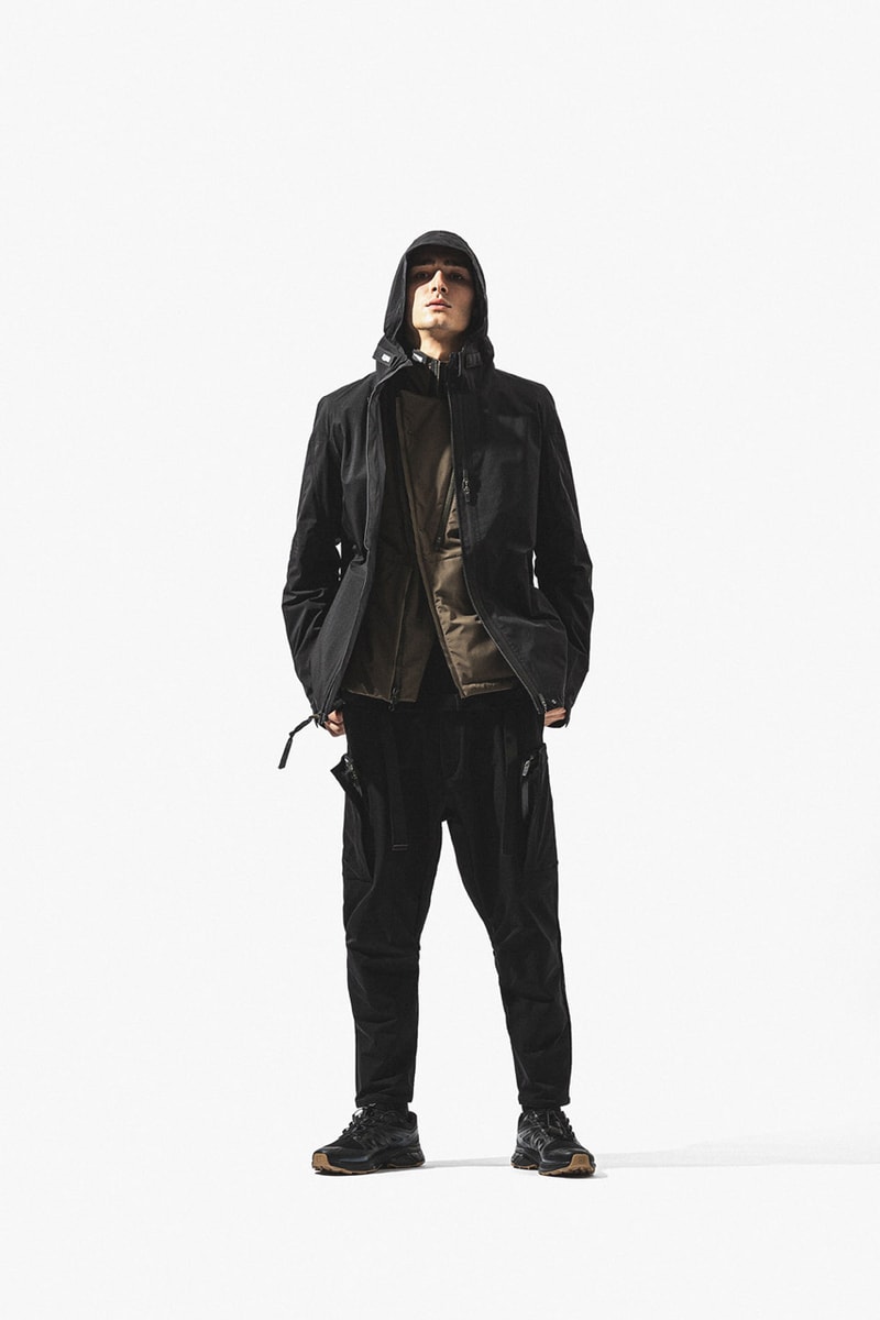 ACRONYM Fall/Winter 2020 Collection Editorial droplist fw20 errolson hugh hbx web store buy 2L GORE-TEX INFINIUM WINDSTOPPER RIDER JACKET SCHOELLER DRYSKIN DRAWCORD CARGO TROUSER  https://hbx.com/men/brands/acronym/j1l-gt-3l-gore-tex-pro-interops-jacket C1-AM CASHLLAMA SILK MESH CREWNECK SWEATSHIRT  S23-AK CASHLLAMA LONG SLEEVE SWEATER