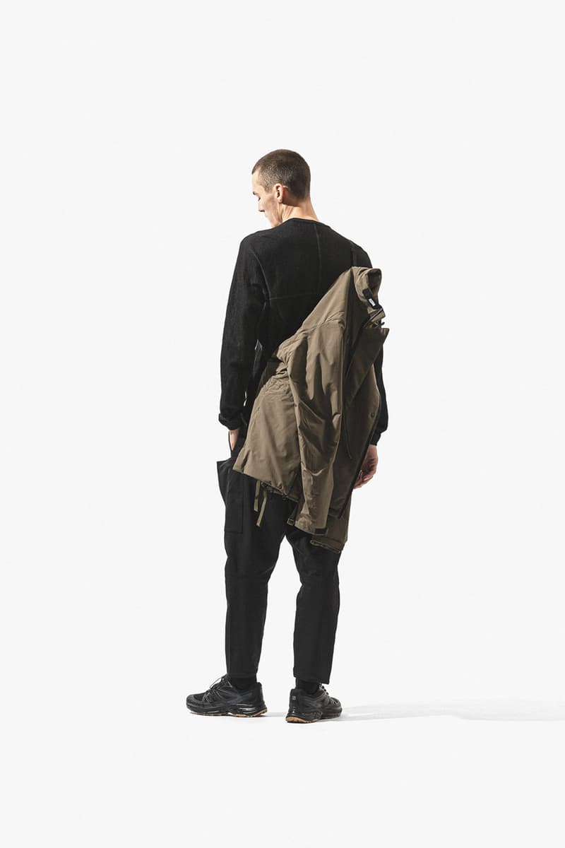 ACRONYM Fall/Winter 2020 Collection Editorial droplist fw20 errolson hugh hbx web store buy 2L GORE-TEX INFINIUM WINDSTOPPER RIDER JACKET SCHOELLER DRYSKIN DRAWCORD CARGO TROUSER  https://hbx.com/men/brands/acronym/j1l-gt-3l-gore-tex-pro-interops-jacket C1-AM CASHLLAMA SILK MESH CREWNECK SWEATSHIRT  S23-AK CASHLLAMA LONG SLEEVE SWEATER