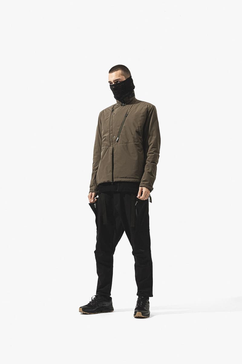 ACRONYM Fall/Winter 2020 Collection Editorial droplist fw20 errolson hugh hbx web store buy 2L GORE-TEX INFINIUM WINDSTOPPER RIDER JACKET SCHOELLER DRYSKIN DRAWCORD CARGO TROUSER  https://hbx.com/men/brands/acronym/j1l-gt-3l-gore-tex-pro-interops-jacket C1-AM CASHLLAMA SILK MESH CREWNECK SWEATSHIRT  S23-AK CASHLLAMA LONG SLEEVE SWEATER