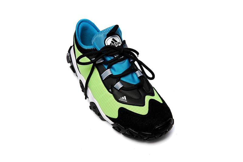 adidas Consortium FYW Secant FZ0432 FW6361 HYPER POP/HYPER POP/DASH GREY SEMI FROZEN YELLOW/CLEAR ONIX/LIGHT BLUE Sneaker Release Information Drop Date Freddy Logo Three Stripes EQT Trefoil Classic Chunky Shoes Trainer Footwear Trend Retro Fall Winter 2020 FW20