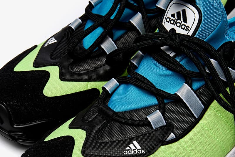 adidas Consortium FYW Secant FZ0432 FW6361 HYPER POP/HYPER POP/DASH GREY SEMI FROZEN YELLOW/CLEAR ONIX/LIGHT BLUE Sneaker Release Information Drop Date Freddy Logo Three Stripes EQT Trefoil Classic Chunky Shoes Trainer Footwear Trend Retro Fall Winter 2020 FW20