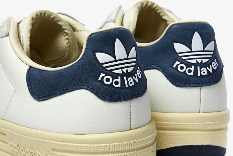 adidas Consortium Rod Laver Tennis Shoe Collection Capsule White Leathers Reptile Ostrich Cracked Aniline "Core White/Collegiate Navy" FY4491 fy4493 fy4492 fy4494