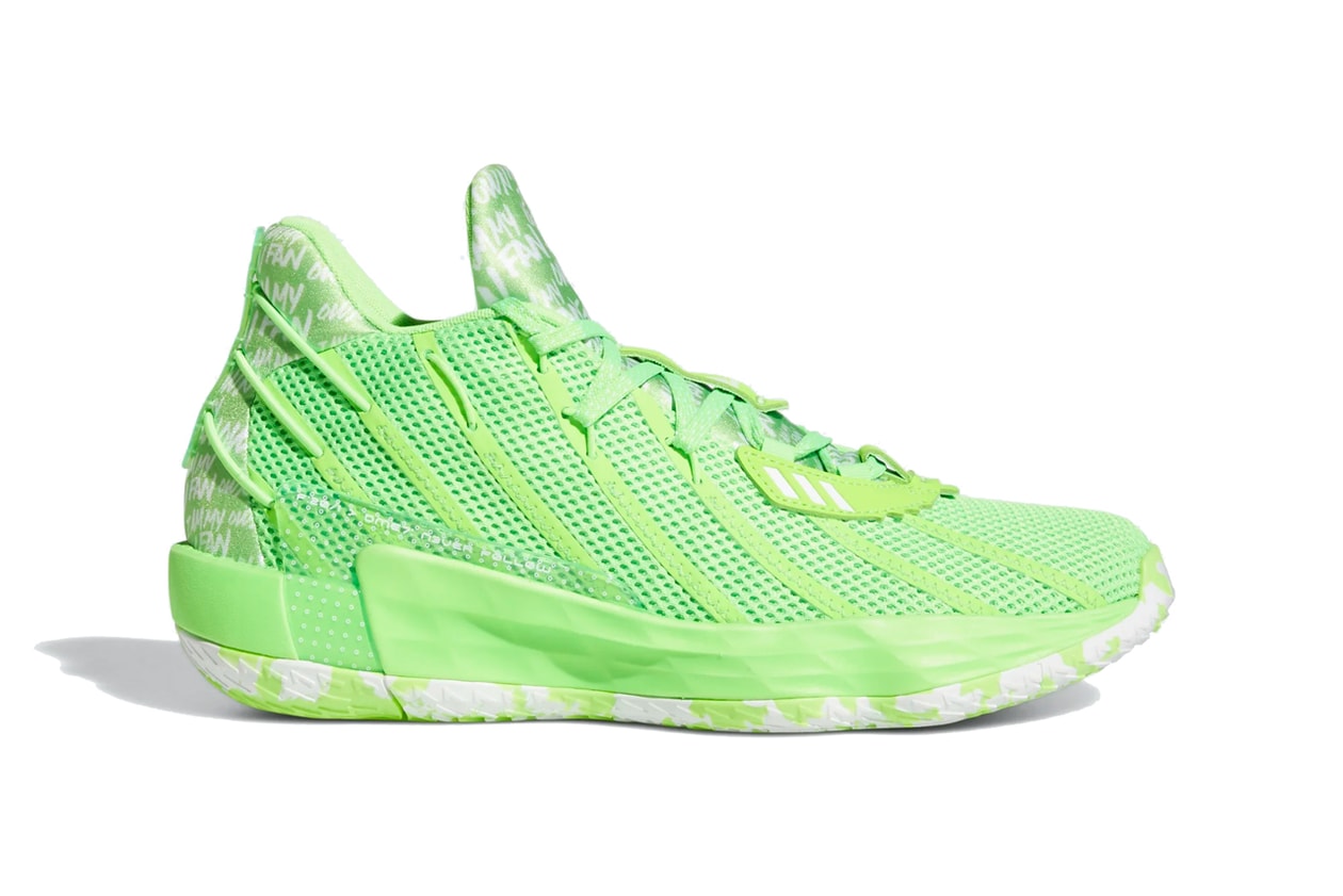 adidas basketball damian lillard dame 7 i am my own fan pack purple navy blue white black red volt lime green FX6615 FY0158 FY0160 FY0161 FY0162 FY0159 official release date info photos price store list buying guide