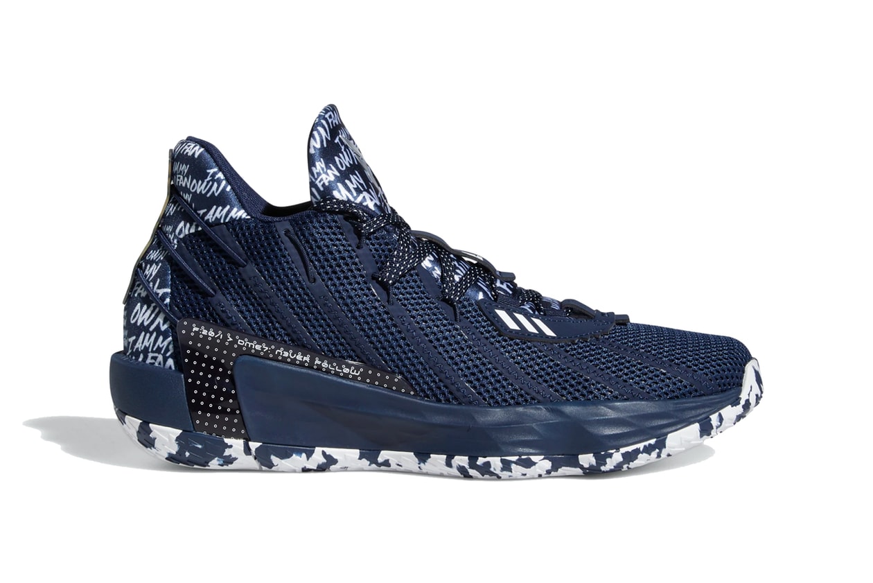 adidas basketball damian lillard dame 7 i am my own fan pack purple navy blue white black red volt lime green FX6615 FY0158 FY0160 FY0161 FY0162 FY0159 official release date info photos price store list buying guide