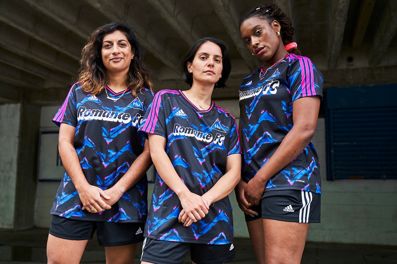 adidas football pharrell williams humanrace arsenal manchester united real madrid juventus romance fc bayern munich jerseys details kit soccer information