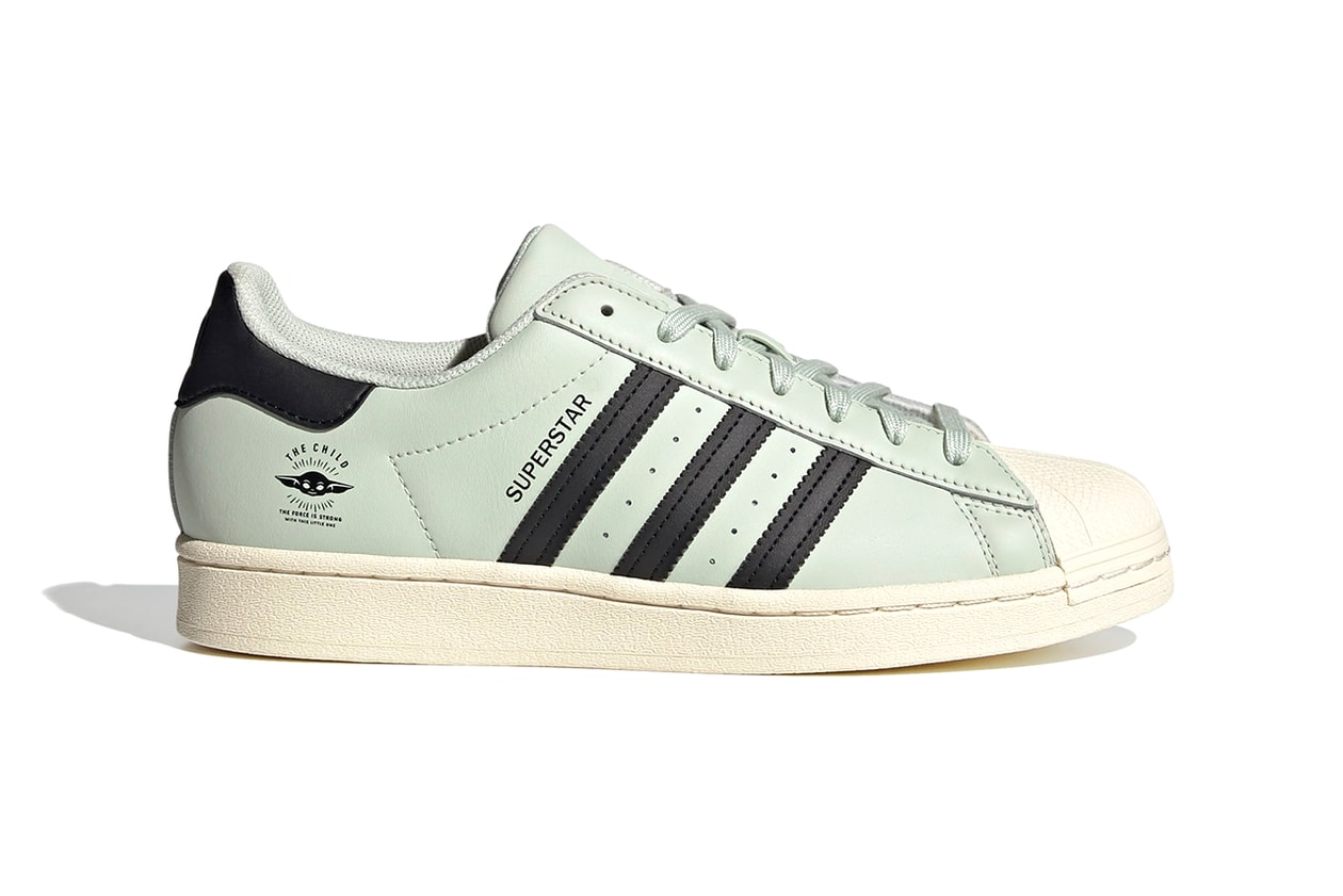 The Mandalorian Baby Yoda x adidas Originals Sneaker Collaboration Superstar