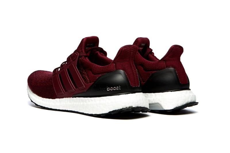 maroon and white ultra boost