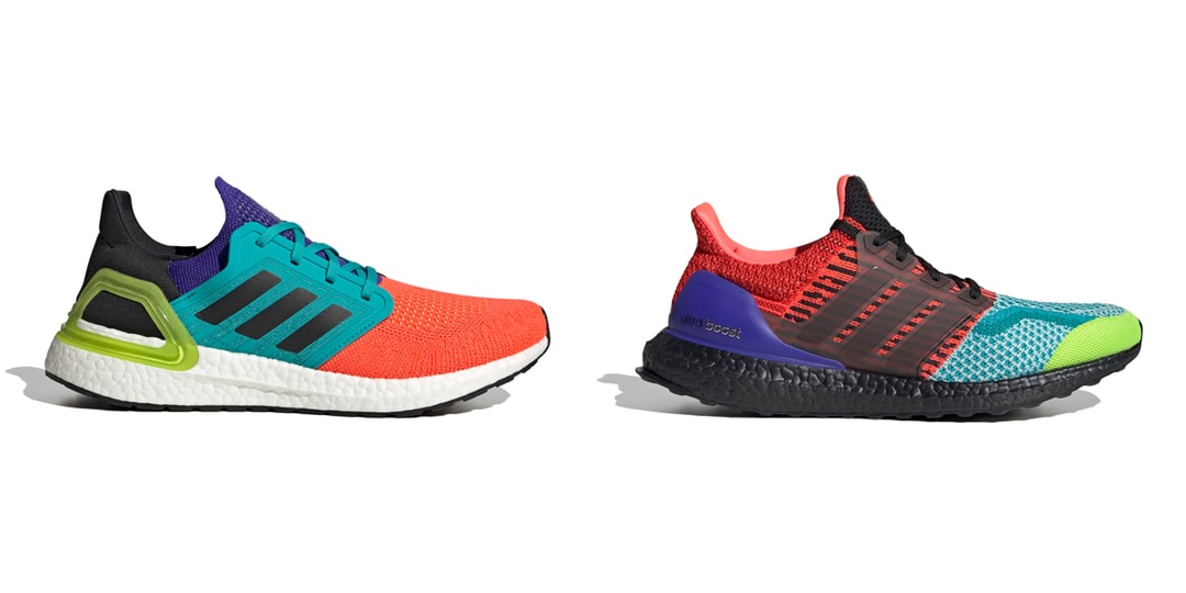 adidas gazelle silver green womens Adidas x Stella McCartney Women's Ultraboost 5 Lucid Blue / Semi Solar Slime  / Core Black Running Shoes main image 0
