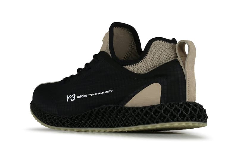 adidas Y-3 Runner 4D IO "BLACK/TRACE KHAKI" "Footwear White/Black" Release Information Drop Date Closer First Look Yohji Yamamoto Three Stripes Technical Running Shoe Sneakers Trainera Footwear 3D Printing Light Oxygen Transfer Primeknit  fx1058 fx1059 