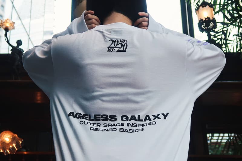 Ageless Galaxy AGLXY Pod Collection 012 lookbook Jakarta Indonesia menswear streetwear fall winter 2020 collection shirts logo tees t shirts jackets coach graphics 