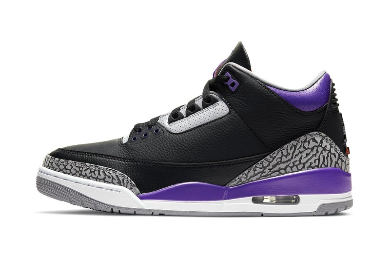 Air Jordan 3 Court Purple Release ct8532-050 Info Date buy Price Brand Black Cement Grey White Court Purple Phoenix Suns