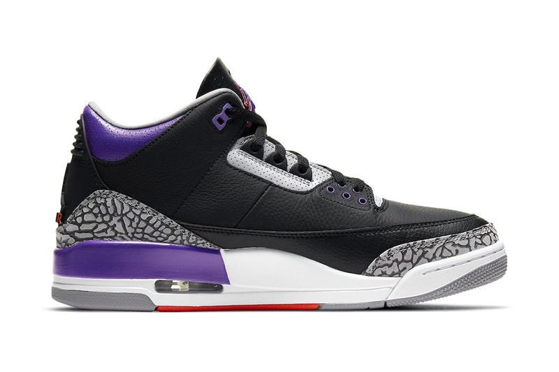 Air Jordan 3 Court Purple Release ct8532-050 Info Date buy Price Brand Black Cement Grey White Court Purple Phoenix Suns