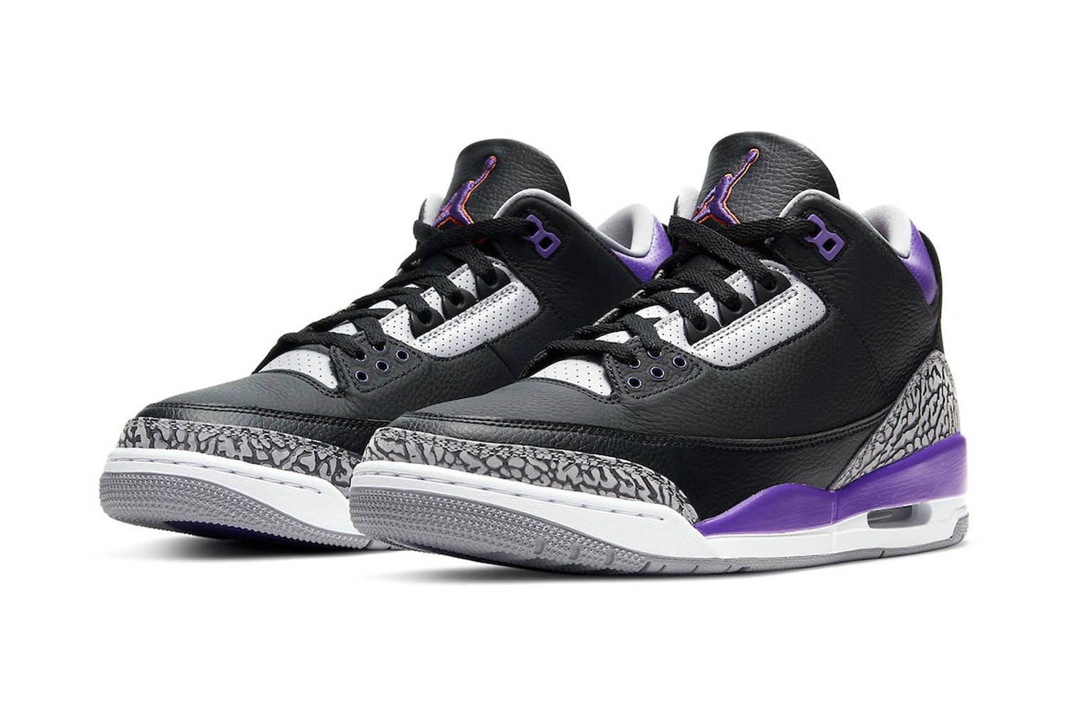 Air Jordan 3 Court Purple Release ct8532-050 Info Date buy Price Brand Black Cement Grey White Court Purple Phoenix Suns