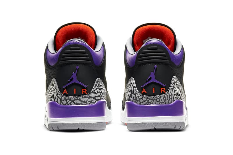 Air Jordan 3 Court Purple Release ct8532-050 Info Date buy Price Brand Black Cement Grey White Court Purple Phoenix Suns