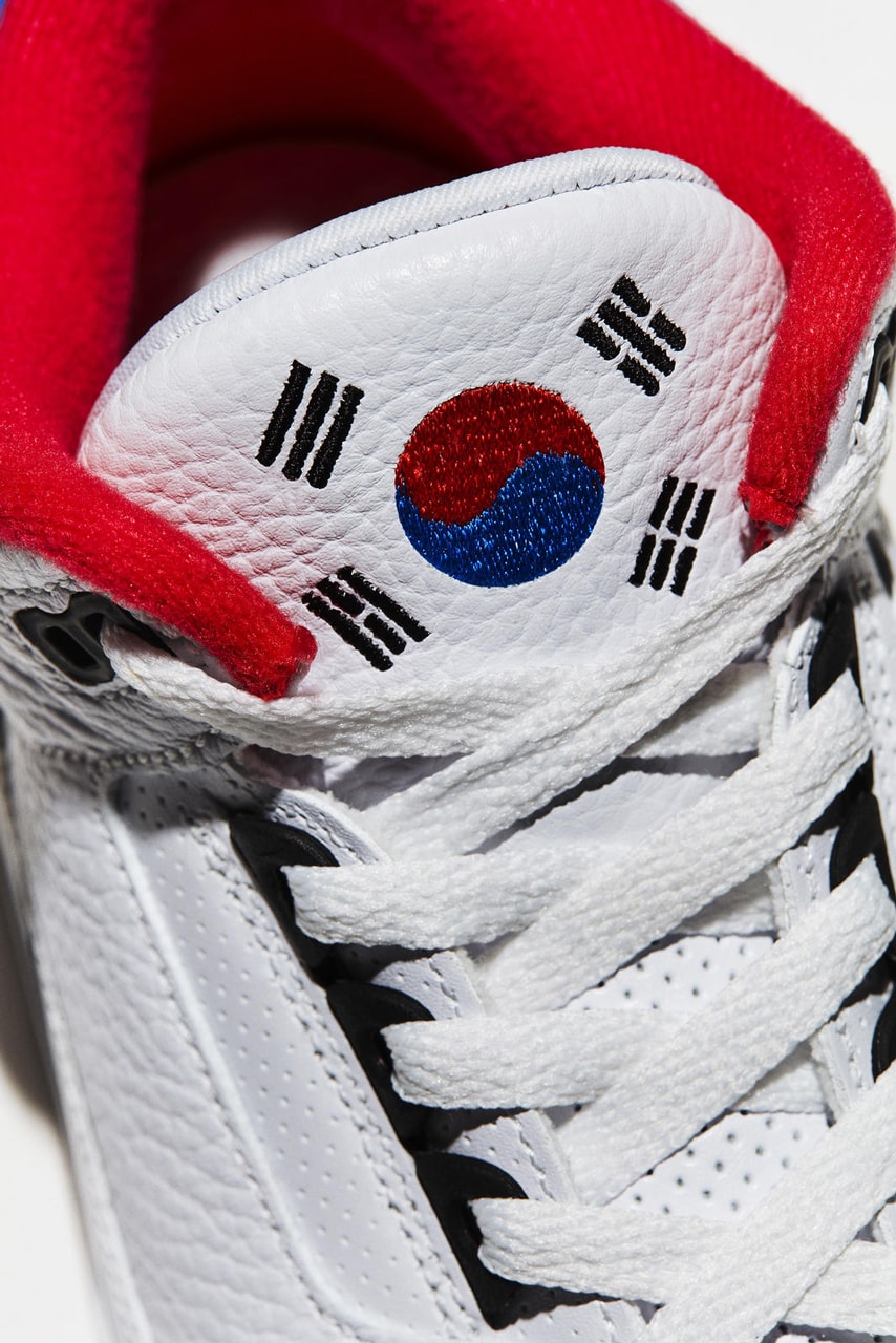 air jordan 3 seoul korea nike snkrs exclusive draw raffle white red blue cement official release date info photos price store list buying guide