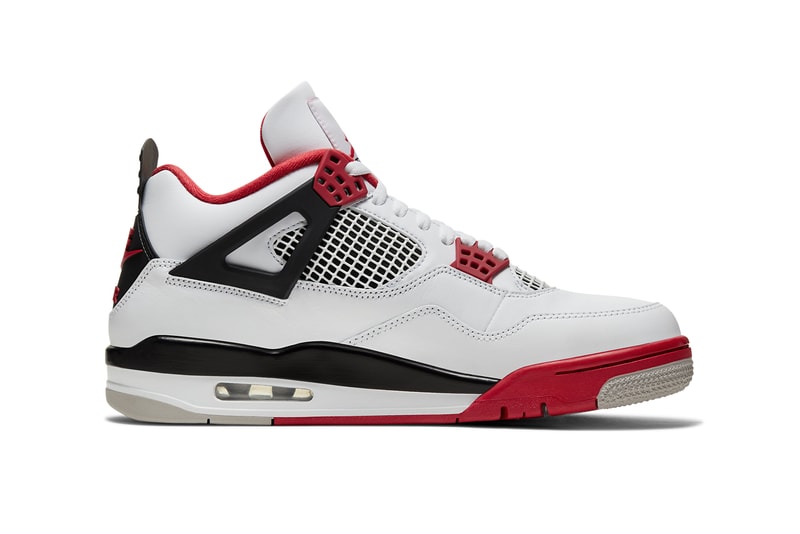 air jordan brand 4 fire red white black tech grey DC7770 160 official release date info photos price store list buying guide