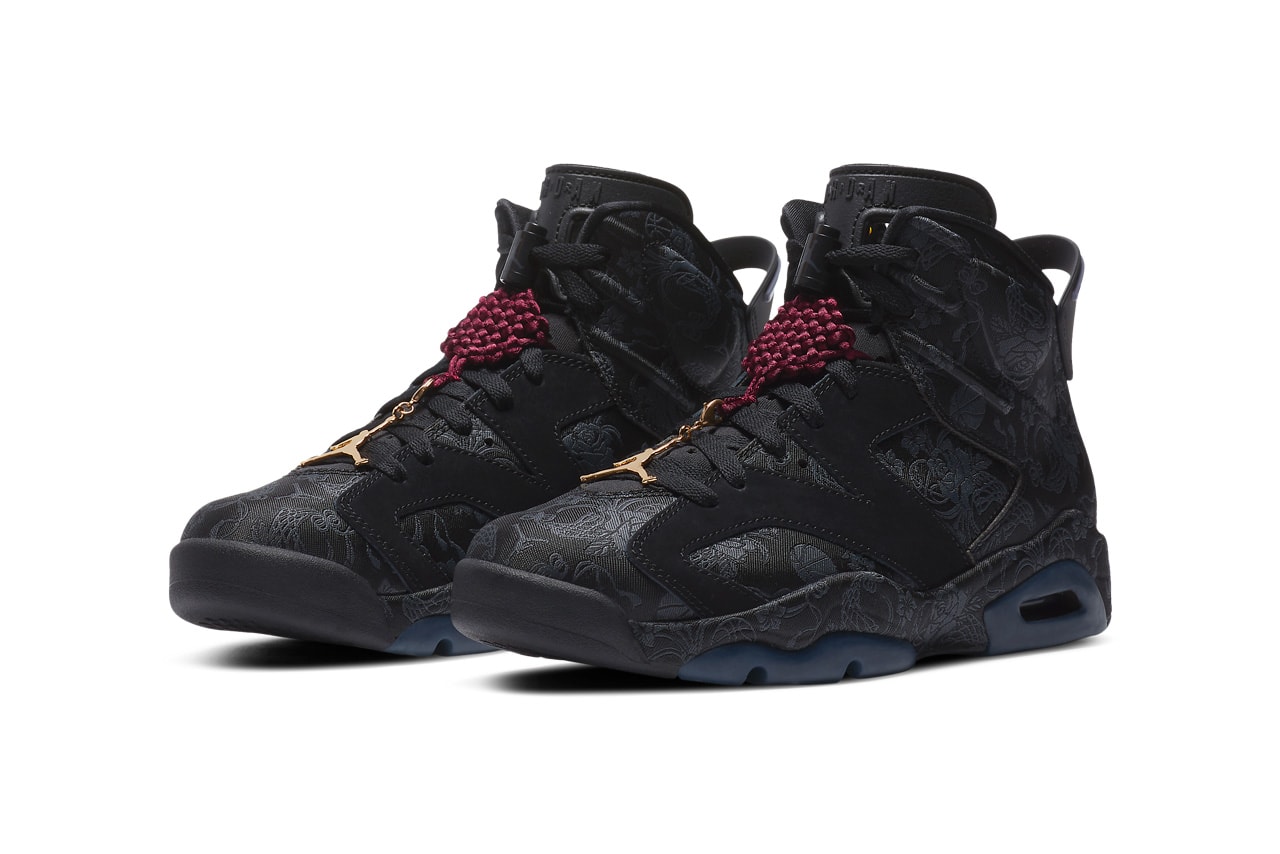 air jordan brand 6 singles day black gold burgundy DB9818 001 official release date info photos price store list buying guide