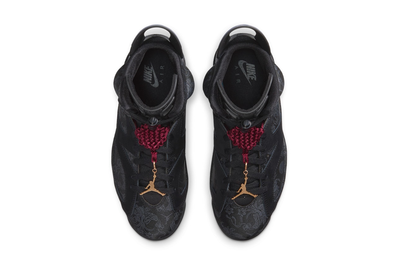 air jordan brand 6 singles day black gold burgundy DB9818 001 official release date info photos price store list buying guide