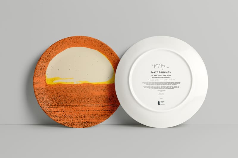 artist plates new york coalition for the homeless yoshitomo nara nina chanel abney jenny holzer rashid johnson eddie martinez nate lowman jonas wood ed ruscha