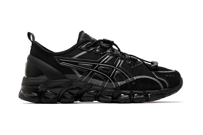 asics nu label gel quantum 360 6 release information collaboration all black trainers sneakers