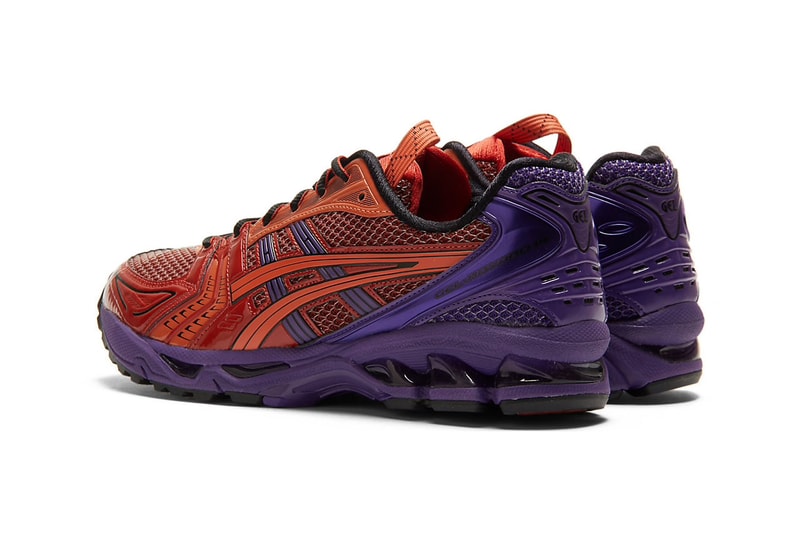 Asics gel Kayano 14 red blue purple release information when do they drop where to cop how much