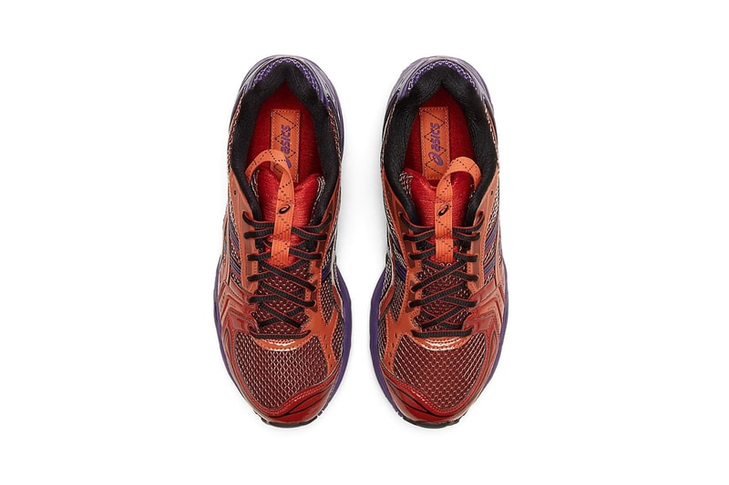 Asics gel Kayano 14 red blue purple release information when do they drop where to cop how much