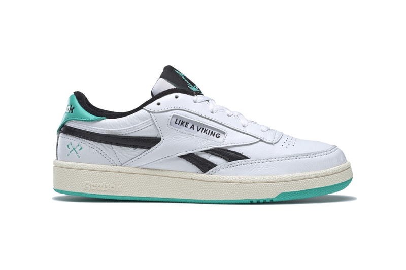 assassins creed valhalla reebok club c revenge GZ8460 white utility beige silver metallic black tiffany blue official release date info photos price store list buying guide