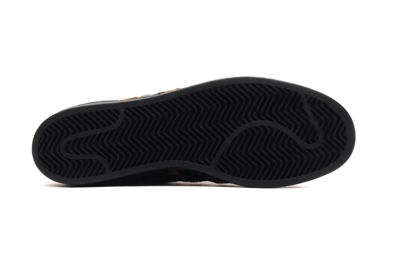 Adidas originals atmos leopard print superstar information release harako hair special edition