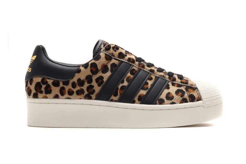 Adidas originals atmos leopard print superstar information release harako hair special edition