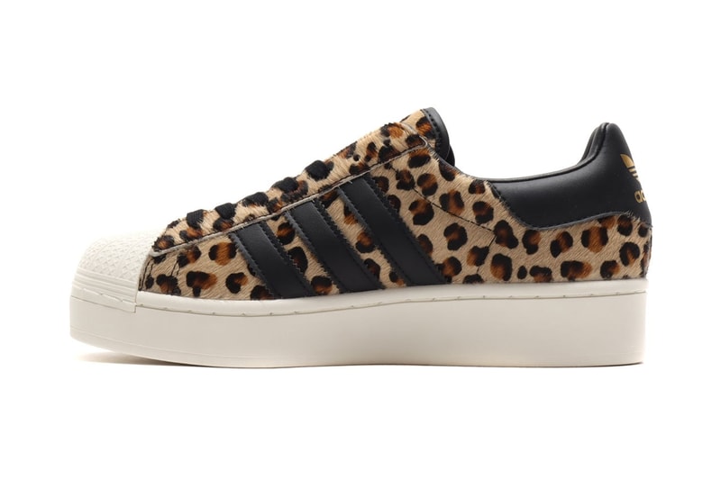 Adidas originals atmos leopard print superstar information release harako hair special edition