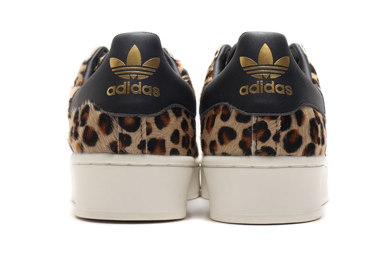 Adidas originals atmos leopard print superstar information release harako hair special edition