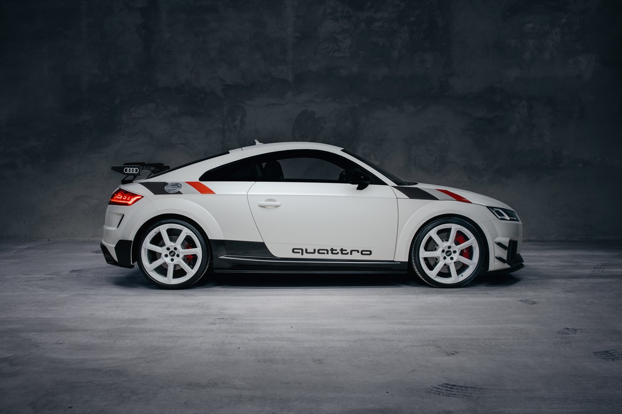 Audi TT RS "40 Years of Quattro" Limited Edition Car German Sportscar V5 Turbocharged 174 MPH 395 bhp 354lb ft of torque Power Speed Performance Special Rare 40 Editions Units First Look Four Rings Coupe