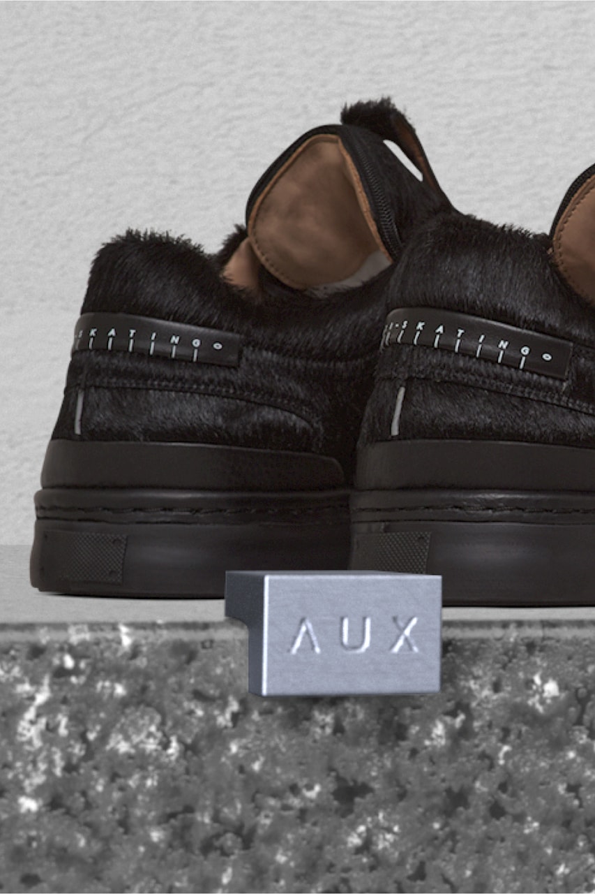auxiliary london footwear sneaker label formal shoes antiskate release information buy collection stockists