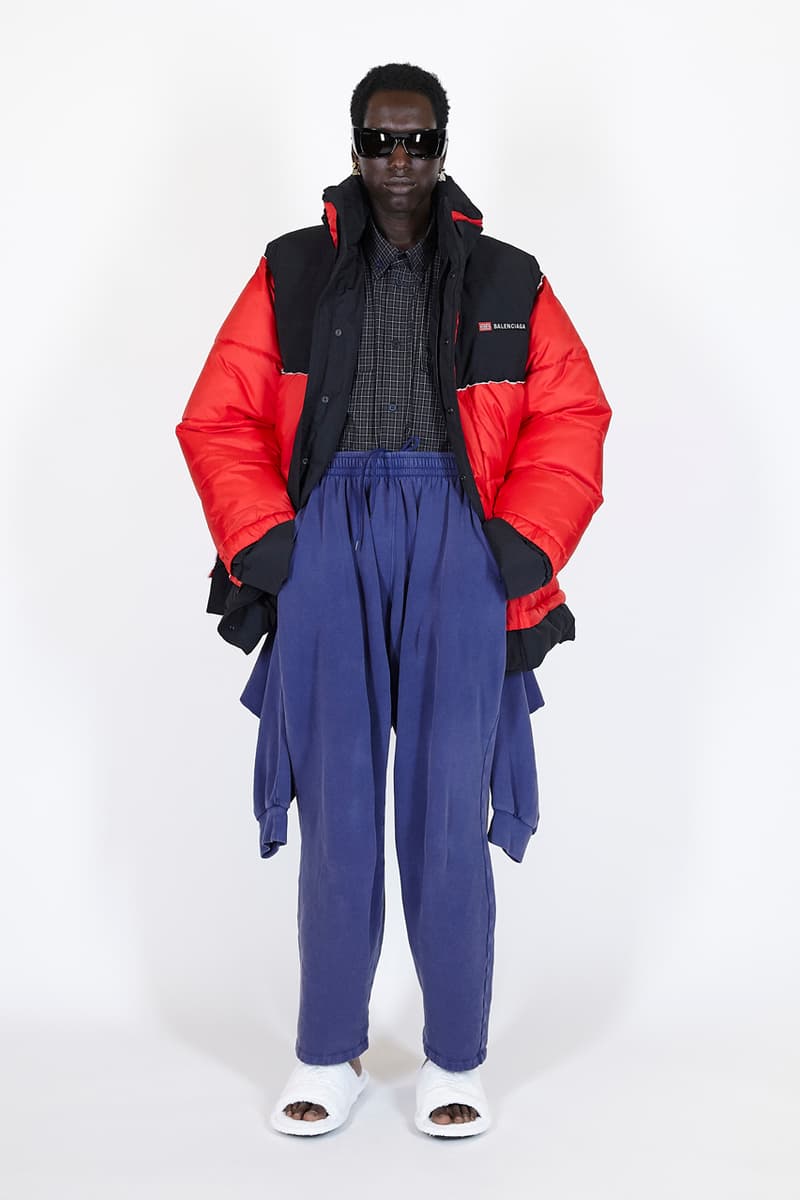 Balenciaga Summer 2021 Pre-Collection Runway Mens Womens Unisex X-Pander Sneaker Homeware Loungewear Robes Sustainability Upcycling Eco Friendly Prints Pet Shop Graphics Sunglasses at Night Paris Walking Demna Gvasalia Neo Classic Bag